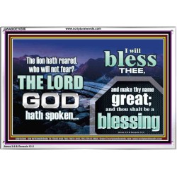 I BLESS THEE AND THOU SHALT BE A BLESSING  Custom Wall Scripture Art  GWABIDE10306  "24X16"