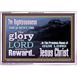 THE GLORY OF THE LORD WILL BE UPON YOU  Custom Inspiration Scriptural Art Acrylic Frame  GWABIDE10320  "24X16"