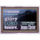 THE GLORY OF THE LORD WILL BE UPON YOU  Custom Inspiration Scriptural Art Acrylic Frame  GWABIDE10320  