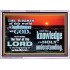 THE FEAR OF THE LORD BEGINNING OF WISDOM  Inspirational Bible Verses Acrylic Frame  GWABIDE10337  "24X16"