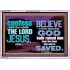 IN CHRIST JESUS IS ULTIMATE DELIVERANCE  Bible Verse for Home Acrylic Frame  GWABIDE10343  "24X16"