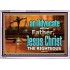 CHRIST JESUS OUR ADVOCATE WITH THE FATHER  Bible Verse for Home Acrylic Frame  GWABIDE10344  "24X16"