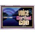 WITH A LOUD VOICE GLORIFIED GOD  Printable Bible Verses to Acrylic Frame  GWABIDE10349  "24X16"