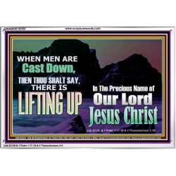 THOU SHALL SAY LIFTING UP  Ultimate Inspirational Wall Art Picture  GWABIDE10353  "24X16"