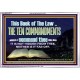 DO NOT IGNORE THE TEN COMMANDMENTS  Unique Power Bible Acrylic Frame  GWABIDE10373  