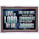 WALK IN ALL THE WAYS OF THE LORD  Righteous Living Christian Acrylic Frame  GWABIDE10375  