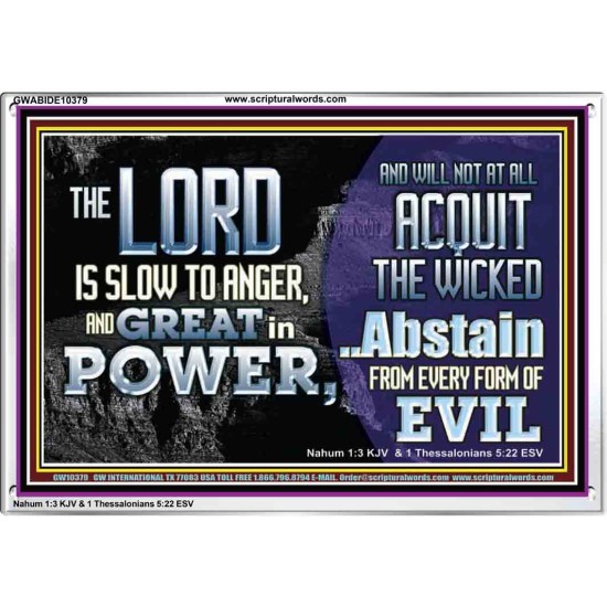 THE LORD GOD ALMIGHTY GREAT IN POWER  Sanctuary Wall Acrylic Frame  GWABIDE10379  