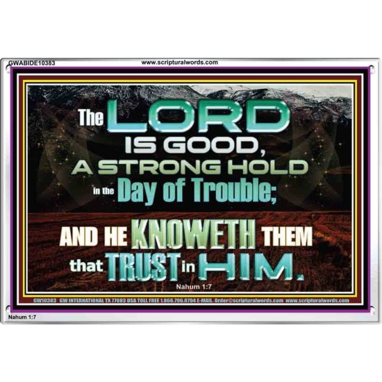 TRY HIM THE LORD IS GOOD ALL THE TIME  Ultimate Power Picture  GWABIDE10383  