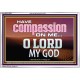 HAVE COMPASSION ON ME O LORD MY GOD  Ultimate Inspirational Wall Art Acrylic Frame  GWABIDE10389  