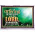 LET THY OFFERING BE PLEASANT UNTO THE LORD  Eternal Power Acrylic Frame  GWABIDE10421  "24X16"