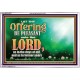 LET THY OFFERING BE PLEASANT UNTO THE LORD  Eternal Power Acrylic Frame  GWABIDE10421  