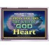 DO THE WILL OF GOD FROM THE HEART  Unique Scriptural Acrylic Frame  GWABIDE10426  "24X16"