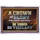 CROWN OF GLORY FOR OVERCOMERS  Scriptures Décor Wall Art  GWABIDE10440  