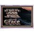 BE CLOTHED WITH HUMILITY FOR GOD RESISTETH THE PROUD  Scriptural Décor Acrylic Frame  GWABIDE10441  "24X16"