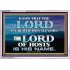 JEHOVAH GOD OUR LORD IS AN INCOMPARABLE GOD  Christian Acrylic Frame Wall Art  GWABIDE10447  "24X16"