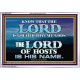 JEHOVAH GOD OUR LORD IS AN INCOMPARABLE GOD  Christian Acrylic Frame Wall Art  GWABIDE10447  