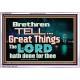THE LORD DOETH GREAT THINGS  Bible Verse Acrylic Frame  GWABIDE10481  
