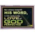 THOSE WHO KEEP THE WORD OF GOD ENJOY HIS GREAT LOVE  Bible Verses Wall Art  GWABIDE10482  "24X16"