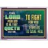 THE LORD IS WITH YOU TO SAVE YOU  Christian Wall Décor  GWABIDE10489  "24X16"