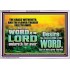 THE WORD OF THE LORD ENDURETH FOR EVER  Christian Wall Décor Acrylic Frame  GWABIDE10493  "24X16"
