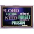 THE LORD NEVER FORGET HIS CHILDREN  Christian Artwork Acrylic Frame  GWABIDE10507  "24X16"