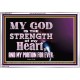 JEHOVAH THE STRENGTH OF MY HEART  Bible Verses Wall Art & Decor   GWABIDE10513  