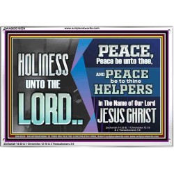 HOLINESS UNTO THE LORD  Righteous Living Christian Picture  GWABIDE10524  "24X16"