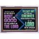 DO THAT WHICH IS RIGHT AND GOOD IN THE SIGHT OF THE LORD  Righteous Living Christian Acrylic Frame  GWABIDE10533  