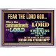 OBEY THE COMMANDMENT OF THE LORD  Contemporary Christian Wall Art Acrylic Frame  GWABIDE10539  