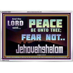 JEHOVAHSHALOM PEACE BE UNTO THEE  Christian Paintings  GWABIDE10540  "24X16"