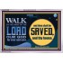 WALK IN THE NAME OF THE LORD JEHOVAH  Christian Art Acrylic Frame  GWABIDE10545  "24X16"