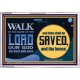 WALK IN THE NAME OF THE LORD JEHOVAH  Christian Art Acrylic Frame  GWABIDE10545  