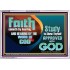 FAITH COMES BY HEARING THE WORD OF CHRIST  Christian Quote Acrylic Frame  GWABIDE10558  "24X16"