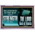 BLESSED IS THE MAN WHOSE STRENGTH IS IN THE LORD  Christian Paintings  GWABIDE10560  "24X16"