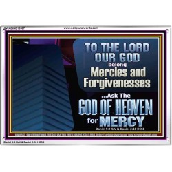 TO GOD BELONG MERCIES AND FORGIVENESS  Biblical Paintings  GWABIDE10567  