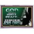 GOD SHALL GIVE YOU AN ANSWER OF PEACE  Christian Art Acrylic Frame  GWABIDE10569  "24X16"