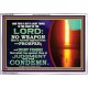 CONDEMN EVERY TONGUE THAT RISES AGAINST YOU IN JUDGEMENT  Custom Inspiration Scriptural Art Acrylic Frame  GWABIDE10616B  