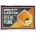 GO OUT WITH JOY AND BE LED FORTH WITH PEACE  Custom Inspiration Bible Verse Acrylic Frame  GWABIDE10617  "24X16"