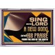 SING UNTO THE LORD A NEW SONG AND HIS PRAISE  Bible Verse for Home Acrylic Frame  GWABIDE10623  