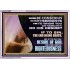 GIVE YOURSELF TO DO THE DESIRES OF GOD  Inspirational Bible Verses Acrylic Frame  GWABIDE10628B  "24X16"