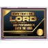 THE LORD HAVE SPOKEN IT AND PERFORMED IT  Inspirational Bible Verse Acrylic Frame  GWABIDE10629  "24X16"