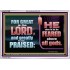 THE LORD IS TO BE FEARED ABOVE ALL GODS  Righteous Living Christian Acrylic Frame  GWABIDE10666  "24X16"