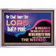 THE LORD DELIVERETH OUT OF THE HAND OF THE WICKED  Ultimate Power Acrylic Frame  GWABIDE10683  