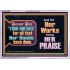 HONOR HER YOUR MOTHER   Eternal Power Acrylic Frame  GWABIDE10694  "24X16"