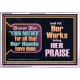 HONOR HER YOUR MOTHER   Eternal Power Acrylic Frame  GWABIDE10694  