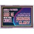 ABBA FATHER PLEASE GUIDE US WITH YOUR COUNSEL  Ultimate Inspirational Wall Art  Acrylic Frame  GWABIDE10701  "24X16"