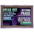 MAKE MELODY TO THE LORD WITH ALL YOUR HEART  Ultimate Power Acrylic Frame  GWABIDE10704  "24X16"