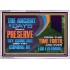 THE ANCIENT OF DAYS SHALL PRESERVE THY GOING OUT AND COMING  Scriptural Wall Art  GWABIDE10730  "24X16"