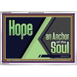 HOPE AN ANCHOR OF THE SOUL  Christian Paintings  GWABIDE10762  "24X16"