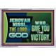 JEHOVAHNISSI THE LORD GOD WHO GIVE YOU THE VICTORY  Bible Verses Wall Art  GWABIDE10774  